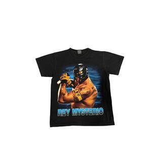 [Vintage] RARE Y2K 2000s Rey Mysterio Rap Tee Tshirt - Size S (18x24)